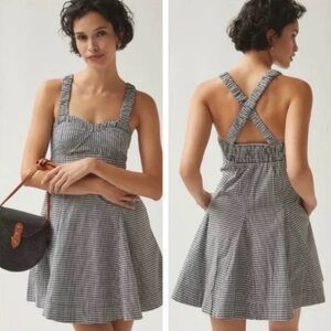 NWT Maeve Sweetheart Gingham Dress